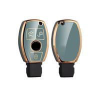 CNMVCJSAR Key Cover Case For A C E S Class Auto Accessories Tpu Car Key Case Cover Shell Fob W204 W205 W212 W213 W176 GLC CLA For W177 Car Key Shell(F)