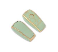 CNMVCJSAR Key Cover Case TPU Key Case Key Cover Type Car Key Case For E320 E300 E200 19 A C E S Class All 20 Car Key Shell(Green gold)