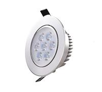 CNNKWXTW 7W Led Ceiling Lights Spotlight Restaurant Hotel Villa Directional Downlight Warm White 3000K Metal Modern Design with Led Spotlight Integrated, 3000k Warm White Light, 3w