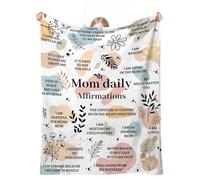 cnnouart Mom to Be Blanket, New Mum Gifts for Women After Birth, First Time mama Gifts Ideas, New Pregnancy Gifts for Mother Throw Blankets (130x180cm)