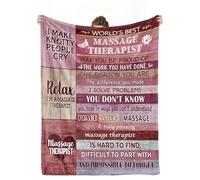 cnnouart Physical Therapist Blanket Gifts for Physical Therapists Female, Massage Therapist Blankets for Women (100x130cm)