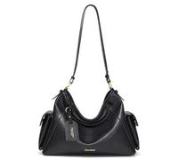 Cnoles Elegant Leather Crossbody Shoulder Bag For Women Large Capacity with Multiple Pockets Travel Bag Ladies Purses and Handbags