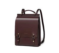 Cnoles Genuine Leather Backpack Purse For Women Fashion Ladies Vintage Laptop Bags Business Travel College Backpacks