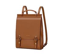 Cnoles Genuine Leather Backpack Purse For Women Fashion Ladies Vintage Laptop Bags Business Travel College Backpacks