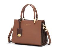 Cnoles Handbags and Purses for Women, Top Handle Satchel Crossbody Purse with Adjustable Strap, Leather Shoulder Bags for Women