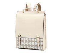 Cnolés Leather Backpack Purse For Women Fashion Ladies Vintage Bag Casual School College Travel Backpacks Large Anti-Theft Rucksack Shoulder Bags