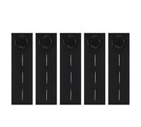 CNOYEEO 5 Pcs Adjustable Waist Extender, Waist Extender, Elastic Button Extender Pants Waist Extension, for Trousers Jeans Pregnant Trousers (Black)