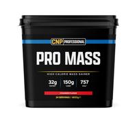CNP Professional PRO Mass. A High Calorie Protein & Carb Powder Shake for Lean Mass, Muscle Size & Bulk, Weight Gain, 24 Servings, (Strawberry, 4.8kg)
