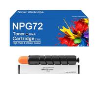 CNPG72 Toner Cartridges High Yield Replacement for Canon iR ADV C7565 7570 7580 Printer, Easy to Install and Use,CNPG72-Black