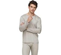 CNPRAZ Electromagnetic Radiation Protective Long Underwear, EMF Shielding, Silver Fiber Cotton Material, Men's Household Casual Wear,Underwear Set,XXXL
