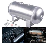 CNRAQR 1.6 Gallon Air Tank Aluminum 6 Liter 200 PSI Air Compressor Onboard System 12V 1/4NPT for Train Truck Trailer Train Auto Air Lift Suspension Heavy Duty Air Horn Compressor