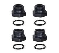 CNRAQR 10AN Block off Cap ORB Plug Fitting Adapter -10AN Male Aluminum 4PCS