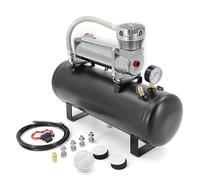 CNRAQR 200PSI 12V Heavy Duty Air Train Horn/Air Ride Suspension Compressor with 1.5 Gallon (5.6 Liter) Train/Air Horn Tank