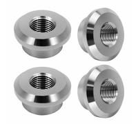 CNRAQR Aluminum 1/8" NPT Female Weld on Bung Weldable Fitting 4PCS