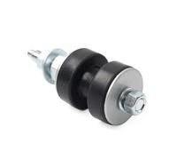 Cnredl39 1set Metal Transfer Case Stud & Grommets Mount Kit Stabilizer Torque J5358879 Silver & Black for Commando For Jeepster Commando for CJ Wrangler SJ & J-Series