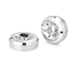 Cnredl39 2Pcs Tips Frame Cover Pipes End Cap Alloy Chrome for R NINE T 2014-2016 Motorbike