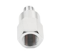 Cnredl39 Silver Temperature Sensors Water Sensor Adapter M12-1.5 to 3/8" NPT Normal Length Aluminum For GM LS Series s 1 Pc