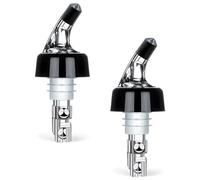 Cnrfeoap 2pcs Professional 30ml Automatic Measured Bottle Pourer Wine Pour Spout Liquor Dispenser Drink Pouring Accessory Wine Bottle Stoppers With Measured