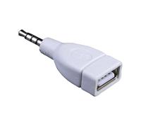 Cnrfeoap 3.5mm AUXs to USB 2.0 Converters Adapter for Music Playback From USB 2.0 Drives Sound Converters