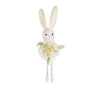 Cnrfeoap Easter Hare Ornament Polyester Hare Figure Hanging Decoration for Wall Door Window Holiday Party Decoration Polyester Decoration