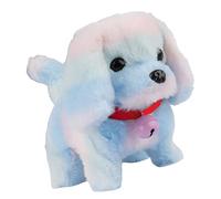 Cnrfeoap Interactive Electronic Plush Dog Comfort Toy with Natural Sounds and Life Like Movement for Toddler Indoor Entertainment Talking Walking Dog Toy