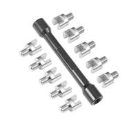 Cnrfeoap Multiple Size Motorcycle Spoke Wrench Set Strong Metal General Motorcycle Spoke Spanner Set for Tire Wire Maintenance Maintenance Tool Kit