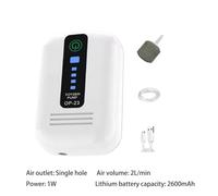 Cnrfeoap Portable Aquarium Adjustable Quiet Oxygen Aerator With Rechargeable Battery For Fish Oxygenation And Out Bubble Air Stone Aerator For Aquarium Fish Tanks Pond Oxygen Pumps