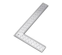 Cnrfeoap Upgraded Framing Ruler, L Shape Ruler, Metal Square, Woodworking, 15cm x 10cm, Stainless Steel, Single Piece