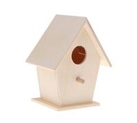 Cnrfeoap Wooden Bird Houses Wall Mounted Small Bird House With Perch For Outside Garden Bird Houses To Paint For Bird Watching