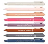 CNSJ 32 Pieces Bible Verse Inspirational Pens Christian Ballpoint Pen Bulk with Scripture Verses Motivational Quotes Writing Tool Study Supplies for Women Men Staff Office School