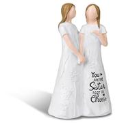 CNSJ Sister Figurines Sister Gifts for Best Friends Women You're The Sister I Got to Choose Bestie Friendship Gift for Sisters from Sister, Sculpted Hand-Painted Figure for Sister