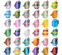 CNSTAR 36PCS 3D Printed Dragon Eggs with Dragon Inside, Colorful Dragon Toys for Kids, Mystery Dragon Egg Fidget Figures, Collectible Desk Decor, Easter Basket Stuffers, Birthday & Holiday