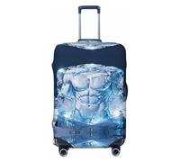 CNTDBU Abs Six XL Stretchy Suitcase Cover-Elastic Luggage Protector for Travel, Scratch Resistant Fit Most Suitcases