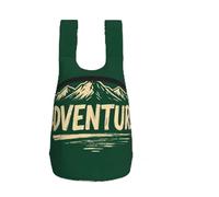 CNTDBU Adventure Script Word Foldable Backpack 16l-Lightweight Packable Daypack For Travel, Waterproof Hiking Rucksack With Zip For Men Women