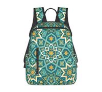 CNTDBU Alhambra Pattern Lightweight Casual Rucksack-Large Capacity Daypack