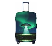 CNTDBU Alien Spaceship Beam XL Stretchy Suitcase Cover-Elastic Luggage Protector for Travel, Scratch Resistant Fit Most Suitcases