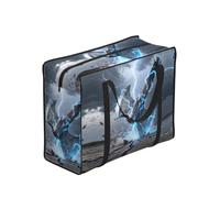 CNTDBU Axe Strike Heavy Duty Shopping Tote Bag-Waterproof Reusable Grocery Bag With Zip, Foldable Storage Bag For Travel Picnic
