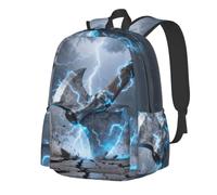 CNTDBU Axe strike Lightweight Casual Backpack for Adults-Large Capacity Travel Daypack with Padded Straps, Water Resistant Commuter Bag