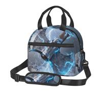 CNTDBU Axe Strike Thermal Lunch Tote for Work-Insulated Food Bag with Adjustable Shoulder Strap, Leakproof Cooler for Daily Use