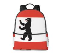 CNTDBU Berlin Flag Backpack-Lightweight Travel Daypack with Laptop Sleeve