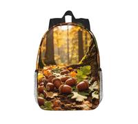 CNTDBU Brown Acorn Art Laptop Backpack-Lightweight 15 Inch Travel Daypack