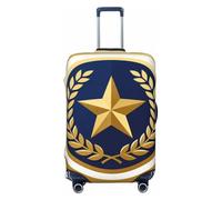 CNTDBU Captain Armband Badge L Stretchy Suitcase Cover-Elastic Luggage Protector for Travel, Scratch Resistant Fit Most Suitcases