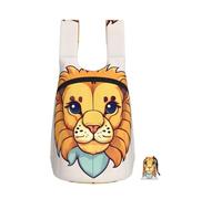 CNTDBU Cartoon Cute Little Lion Foldable Backpack 16l-Lightweight Packable Daypack For Travel, Waterproof Hiking Rucksack With Zip For Men Women