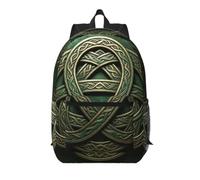 CNTDBU Celtic Knot 17 Inch Backpack-Lightweight Travel Daypack with Pockets