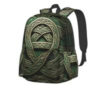 CNTDBU Celtic Knot Lightweight Casual Backpack for Adults-Large Capacity Travel Daypack with Padded Straps, Water Resistant Commuter Bag