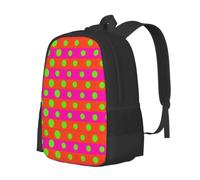 CNTDBU Clash Stripe Dot Lightweight Casual Rucksack-Large Capacity Daypack