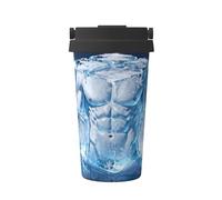 CNTDBU Coffee Stays Hot for Hours-Abs Six 500ml Insulated Travel Mug with Handle, Leak Proof Stainless Steel Thermal Cup