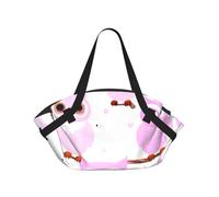 CNTDBU Cute owl 2-in-1 Picnic Blanket Bag-Foldable Waterproof Round Mat for Beach Park, Portable Camping Tote with Storage Pockets for Outdoor Adventures