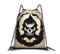 CNTDBU Devil Satan Large Cinch Sack Bag-Waterproof Lightweight Rucksack For Gym Sports, Casual Drawstring Backpack For Travel Hiking