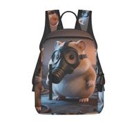 CNTDBU Doomsday Hamster Lightweight Casual Rucksack-Large Capacity Daypack